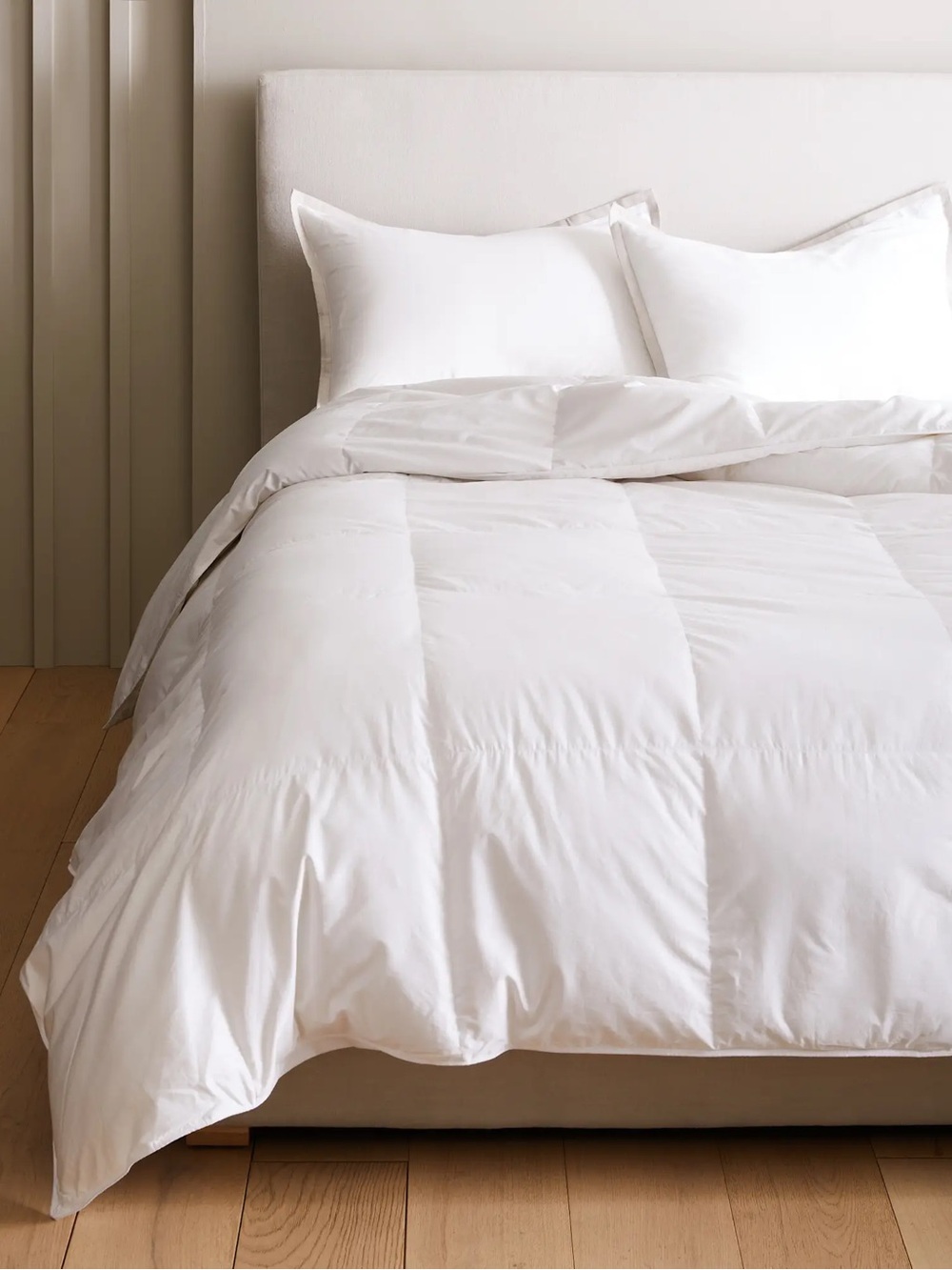 New Quince Premium Duck Down Duvet Insert Comforter Full/Queen MSRP $184 White